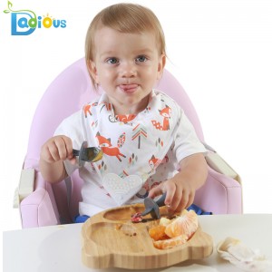 Бестселлер первой самостоятельной кормления ребенка посуда короткая ложка малыша пищевой PP ложки и вилки для обучения ребенка